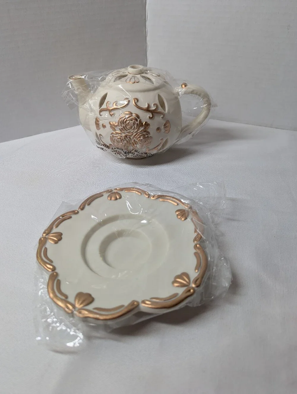Partylite Tea Time Tealight Holder P7301 Brand New In Box